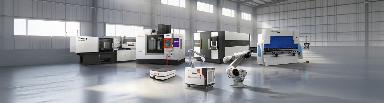 Portfólio de soluções industriais Alltech: usinagem, automação, robótica, intralogística e packaging